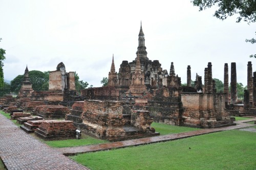 Ruine d'un temple à Sukhothai