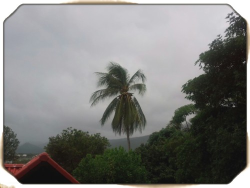 Petit problème il pleut (vue de notre chambre) mais cela n'a pas empêché les enfants d'aller profiter de la piscine panoramique